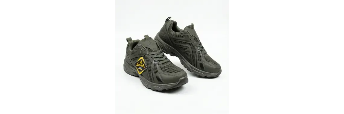 Кросівки чоловічі Gipanis масивні оливкові (хакі) сітка