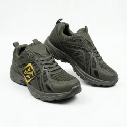 Кроссовки мужские Gipanis массивные оливковые (хаки) сетка