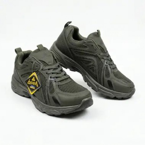 Кроссовки мужские Gipanis массивные оливковые (хаки) сетка