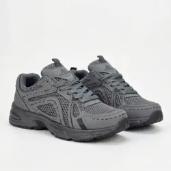 Кросівки чоловічі демісезонні Gipanis графітові (екошкіра + сітка)