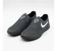 Слипоны мужские черные