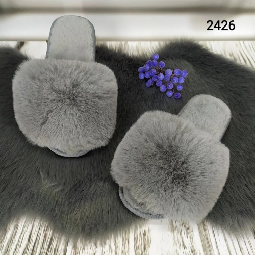 Меховые тапочки женские мех искусственный песец 36 - 41 39 (арт. 5569)