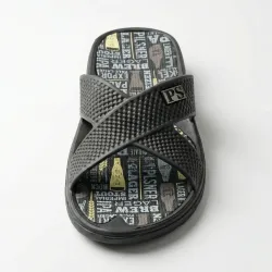 Чоловічі шльопанці з принтом 