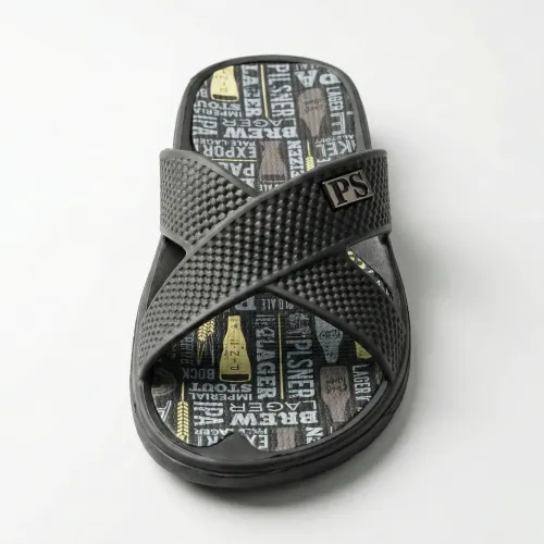 Чоловічі шльопанці з принтом 