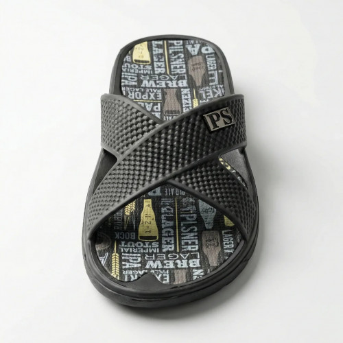 Мужские шлепанцы с принтом 