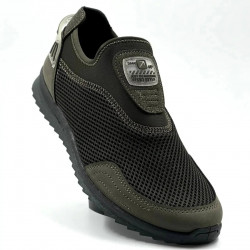 Чоловічі літні кросівки сітка сліпони мокасини Dago Style Хакі (р. 41-45)