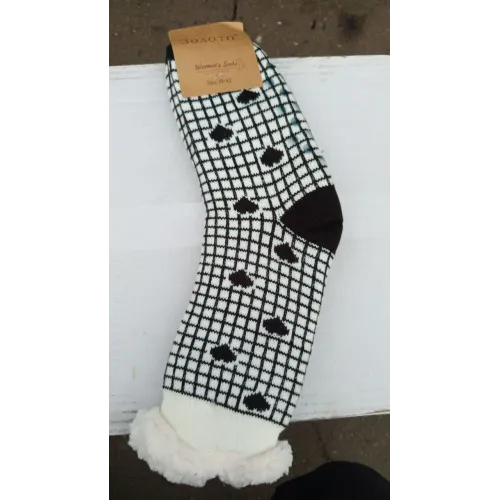 Шкарпетки жіночі, теплі шкарпетки середньої довжини, різні принти, 39-42