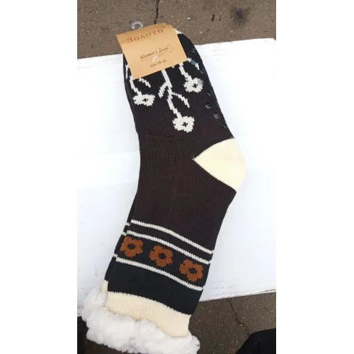 Шкарпетки жіночі, теплі шкарпетки середньої довжини, різні принти, 39-42