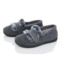 Тапочки бурочки жіночі сережки на хутрі37 41 троянд