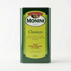 Оливкова олія Monini Classico Extra Virgin 5 л (Італія), класична олія холодного віджиму в каністрі