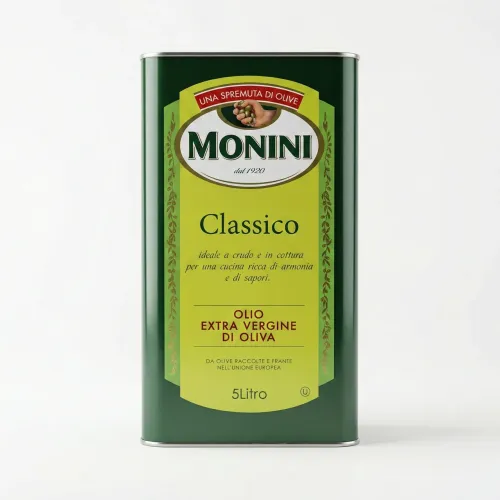 Оливкова олія Monini Classico Extra Virgin 5 л (Італія), класична олія холодного віджиму в каністрі