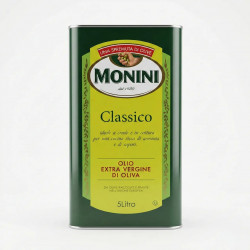 Итальянское оливковое масло Monini Classico 5 л (Extra Virgin), первый отжим, оригинал, жестяная банка