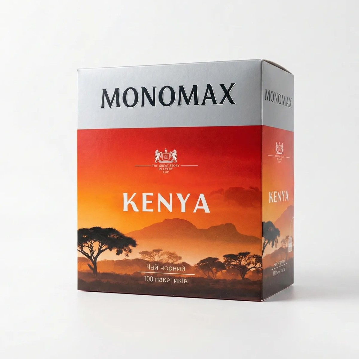 Чай чорний Monomax Kenya 100 пакетиків (Мономах Кенія) міцний натуральний (арт. 7571)