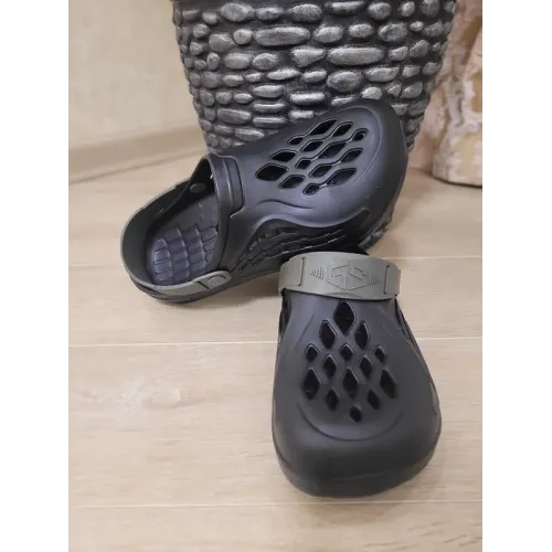 Капці піна чоловічі гумові шльопанці чорні 41-45