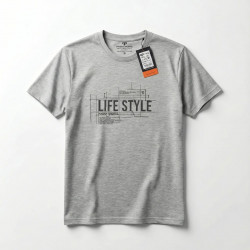 Футболка чоловіча Piyera Sports (Туреччина), Батал, сірий меланж