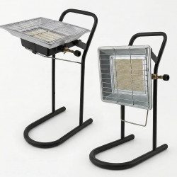 Газовый обогреватель-плита инфракрасный на ножке (Трансформер). Керамическая горелка 2в1 для отопления и готовки