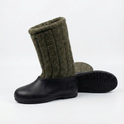 Бурки шинельні з калошами — справжні валянки для суворих морозів