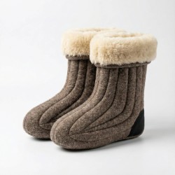 Натуральні валянки (бурки) з овечої вовни — захист від морозів до -40°C