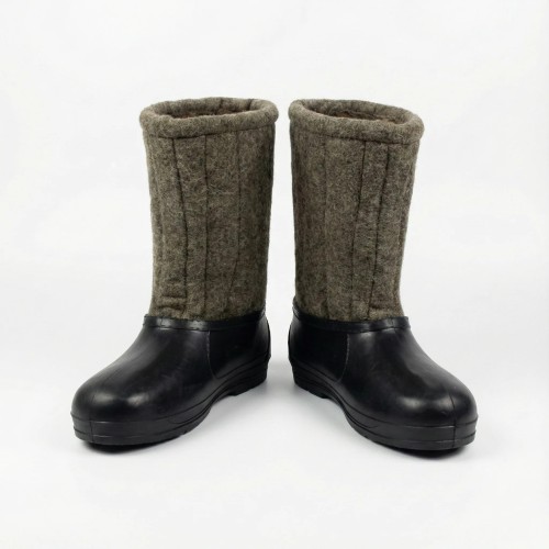 Бурки шинельні з калошами ОПТ — тепле взуття для суворих умов