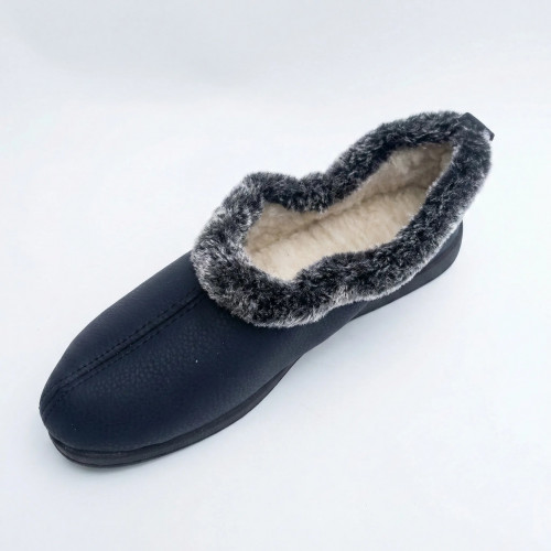 Жіночі бурки чорні низькі з хутром та блискавкою — тепло та комфорт взимку