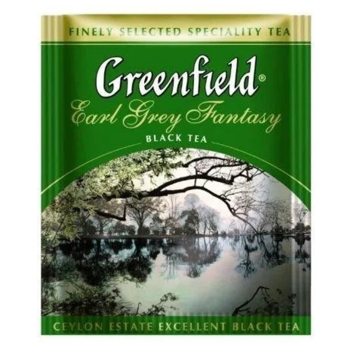 Greenfield Earl Grey Fantasy 100 пакетиків — класичний бергамотовий чай для справжніх цінувачів ☕ (арт. 69)