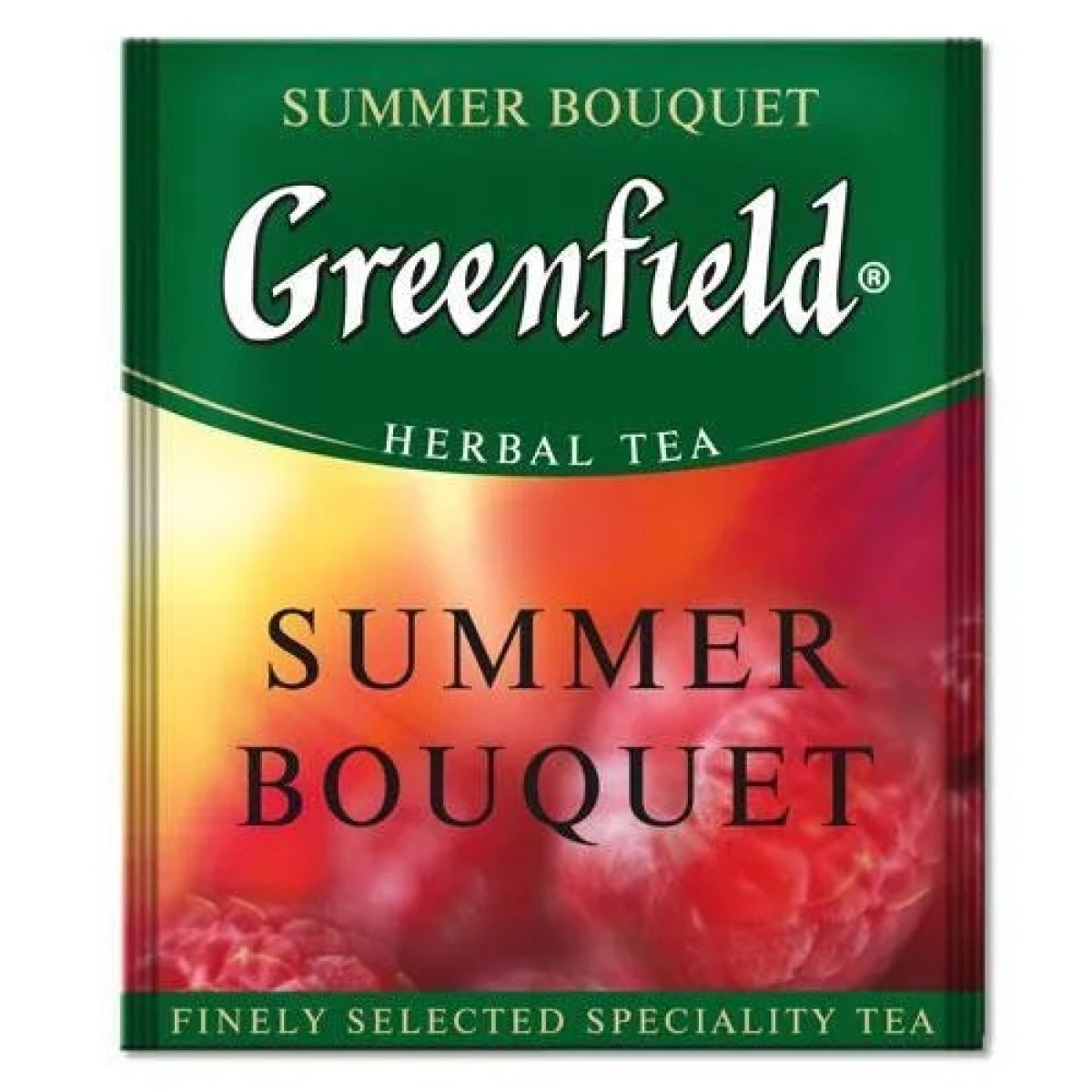 Greenfield Summer Bouquet 100 пакетиків — економна упаковка літнього чаю для офісу та дому ☕ (арт. 68)