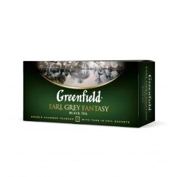 Чай чорний з бергамотом Greenfield Earl Grey Fantasy 25 пак.