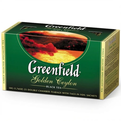 Чорний чай Greenfield Golden Ceylon - Цейлон в пакетиках 25 шт