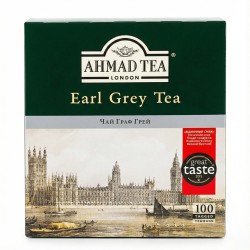 Чай чорний Ahmad Tea Earl Grey Tea 100 пакетів 200 грам