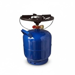 Газовий туристичний балон 8 л з конфоркою (пальником) для приготування їжі