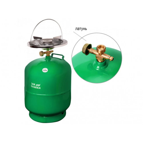 Газовий балон кемпінговий 12л з латунними пальниками — надійність у поході