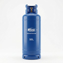 Газовий балон WERK 50 л з італійським вентилем Cavagna — безпека та надійність для вашого дому