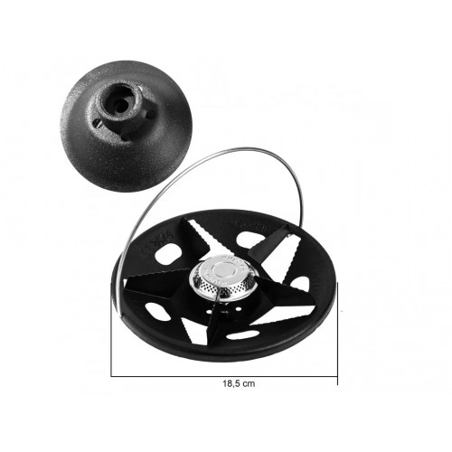 Туристичний газовий пальник NURGAZ 18 см для польських балонів