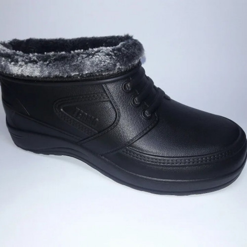 Чоловічі галоші ЕВА з хутром — тепло і комфорт у будь-яку погоду