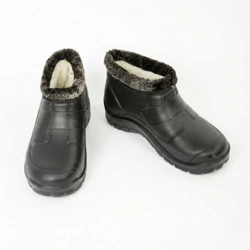 Чоловічі зимові галоші ЕВА з хутряним бортиком HP-12 (р. 38-45) — тепло та комфорт у будь-який мороз