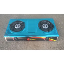 Плита газова портативна на 2 конфорку Ringway нержавіюча з п'єзопідпалом