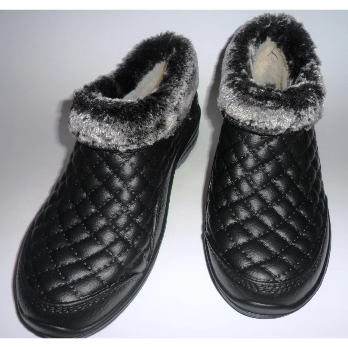 Галоші зимові жіночі ЕВА чорні Crocs — тепло і комфорт у будь-яку погоду (арт. 1863)
