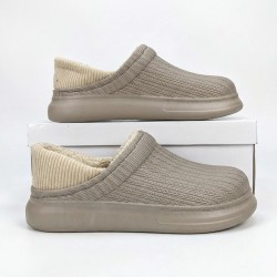 Жіночі галоші утеплені плетені з вельветовим кантом — 5 кольорів (37-42)