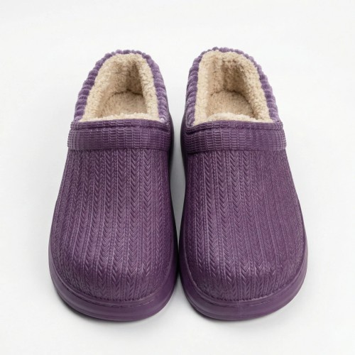 Жіночі галоші утеплені плетені з вельветовим кантом — тепло і комфорт у будь-яку погоду