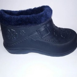 Жіночі галоші ЕВА зимові з принтом Квітка — тепло і комфорт у будь-яку погоду