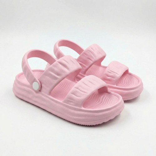 Жіночі сандалі шльопанці Dago Style з піни світло-рожеві — легкість і комфорт