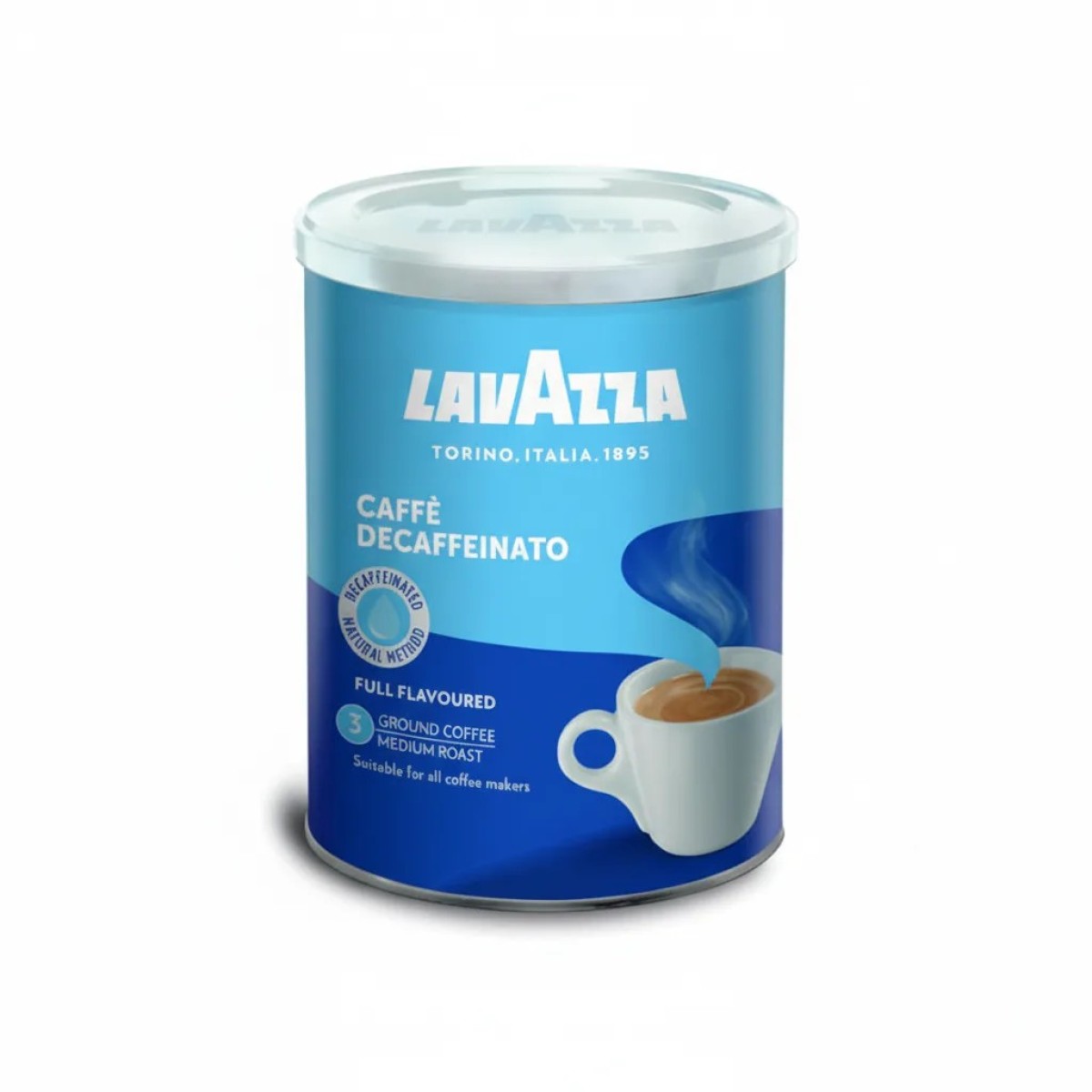 Кава мелена Lavazza Decafinato 250 грам в ж/б Банку (арт. 470)