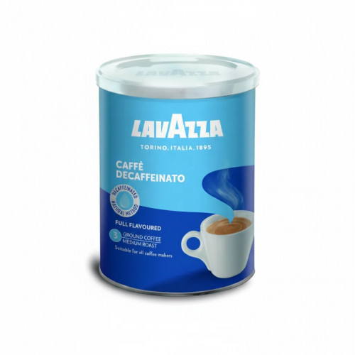 Кава мелена Lavazza Decafinato 250 грам в ж/б Банку