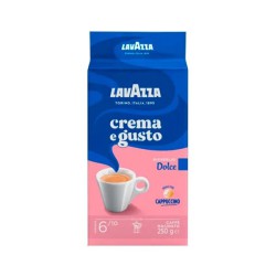 Кофе Lavazza Crema e Gusto Dolce молотый 250 г — мягкий вкус для идеального утра
