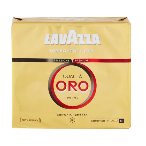 Кава Lavazza Qualita Oro мелена 2х250 г — італійський смак щоранку
