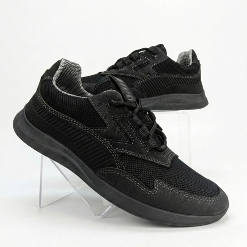 Чоловічі кросівки Paolla чорні демісезонні — стиль і комфорт щодня