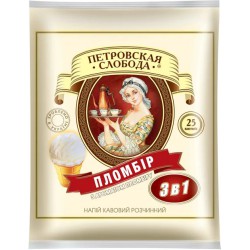 Кофе 3 в 1 со вкусом пломбира Слобода 25 пакетиков