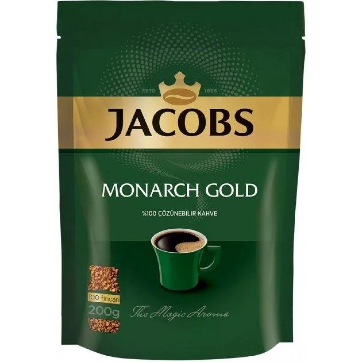 Кофе растворимый jacobs monarch 200 грамм (арт. 333)