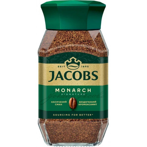 Кава розчинна JACOBS MONARCH 190 ГР С/Б Original