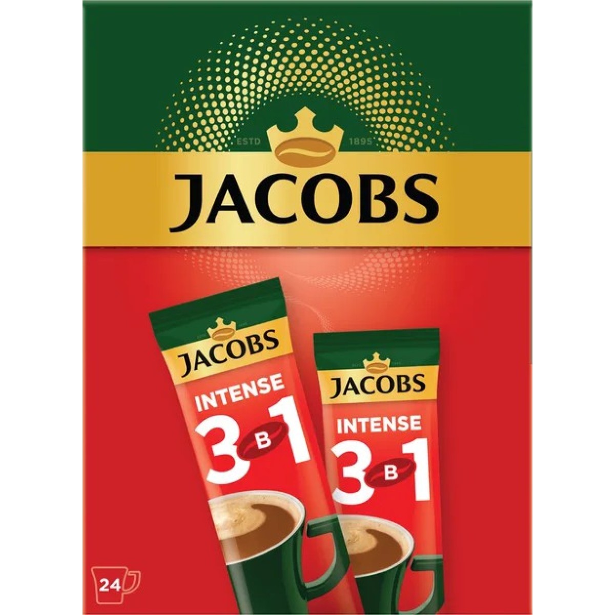 Кава розчинна JACOBS MONARCH DYNAMIX ENERGY 3 В 1 (арт. 331)